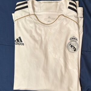 Adidas white Real Madrid Soccer training top